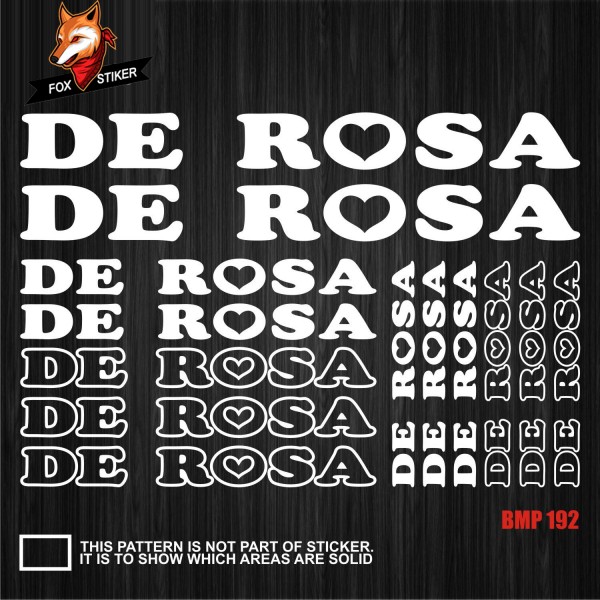 Bicycle Frame Decal Stickers DE ROSA1